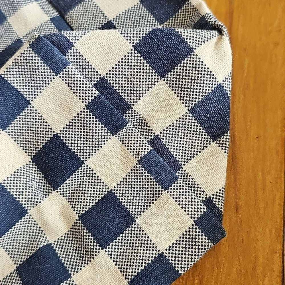 Sezane Printemps-Ete Tote Bag Blue Tan NWOT - Picture 4 of 4